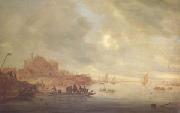 Saloman van Ruysdael The Ferry (mk05) France oil painting reproduction